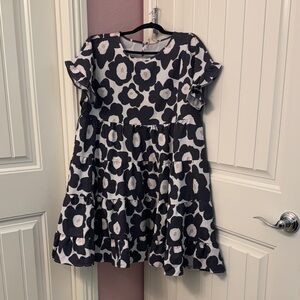 BiBi Black and White Floral Mini Dress